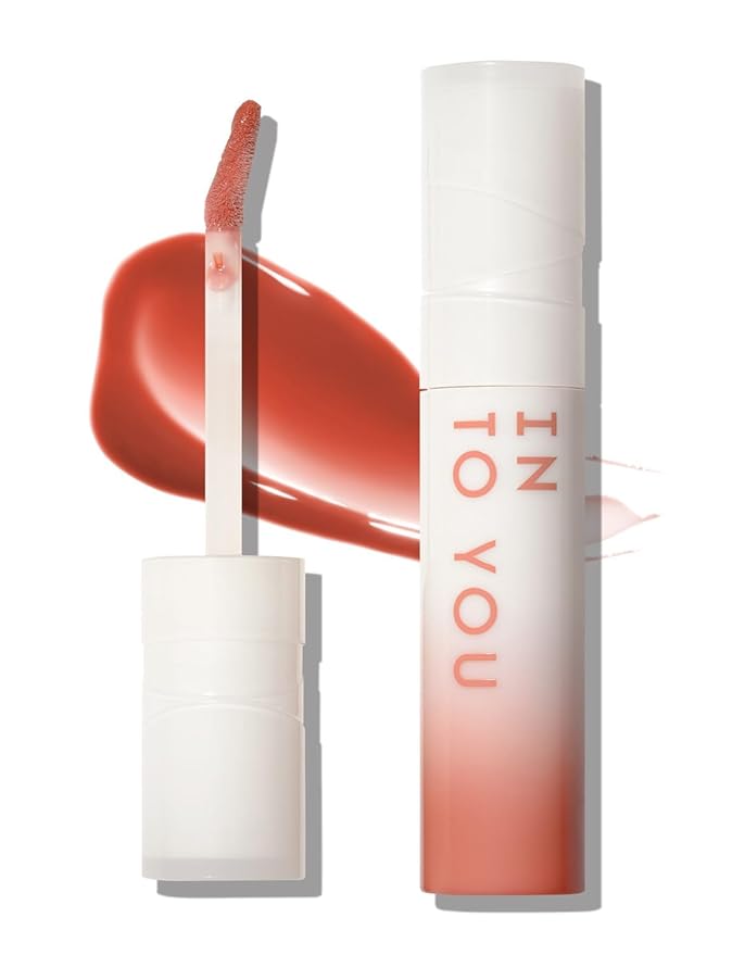INTO YOU Lip Stain Long Lasting, Lip Gloss, Lip Tint, Lip Plumper Gloss, Glitter Lip Gloss, Liquid Lipstick, Vivid Color, Smudge-Proof, Lightweight, Naturally Moisturizing, Lip Oil For Dry Lips (CC02)
