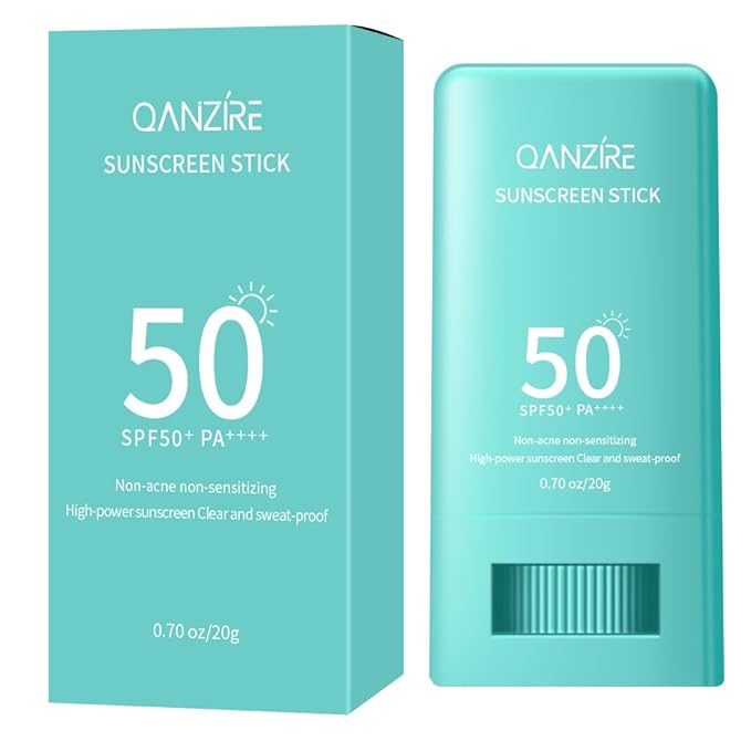 Quick Sunstick Protection Bar SPF50 Sun Care, No Whitecast Sunscreen, Face and Body, Protect Soothe Mineral Sunscreen Stick for Sensitive Skin, Fragrance Free, Travel Size
