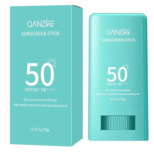 Quick Sunstick Protection Bar SPF50 Sun Care, No Whitecast Sunscreen, Face and Body, Protect Soothe Mineral Sunscreen Stick for Sensitive Skin, Fragrance Free, Travel Size
