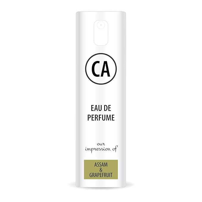 CA Perfume Impression of Assam & Grapefruit for Men Eau De Parfum Aromatic Fougere Scent Long Lasting Cologne for Men Travel Size TSA Ready for Day and Night Wear 0.33 Fl Oz 10ml