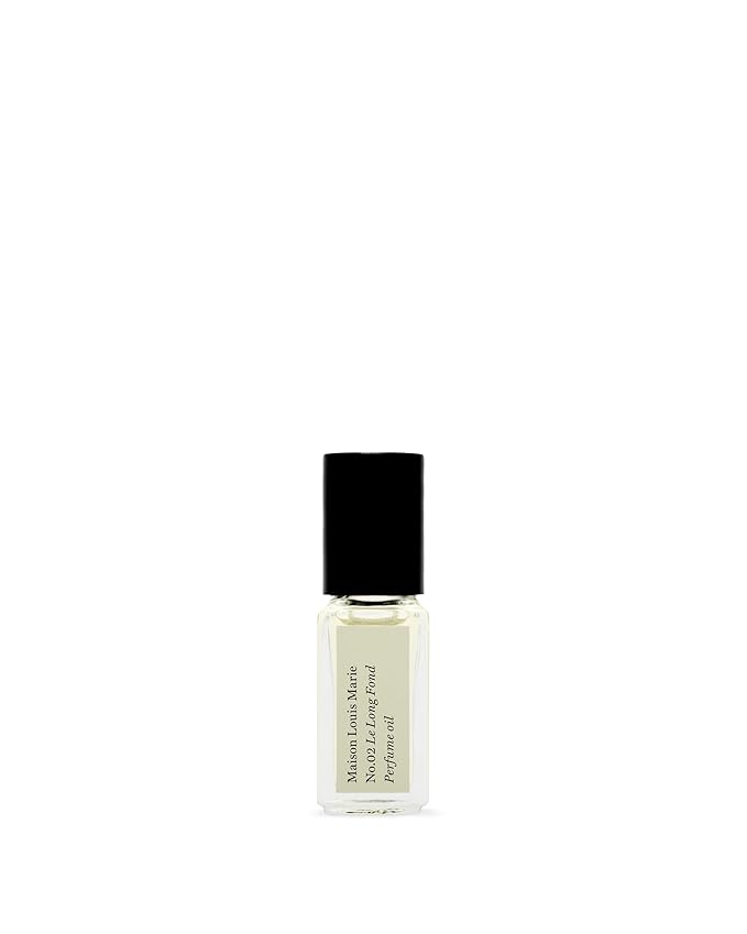 Maison Louis Marie - No.02 Le Long Fond Natural Roll-On Perfume Oil Sample | Luxury Clean Beauty + Non-Toxic Fragrance (0.1 fl oz | 3 ml)