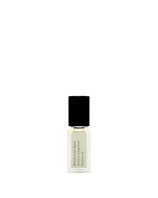Maison Louis Marie - No.02 Le Long Fond Natural Roll-On Perfume Oil Sample | Luxury Clean Beauty + Non-Toxic Fragrance (0.1 fl oz | 3 ml)