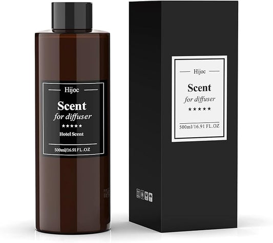 Hotel Style Scent Refill Long Lasting Essential Oil Works with Reed Diffuser,Luxury Aromatherapy Blend Best for Hotel Home Spa,500ml(16.9fl oz)