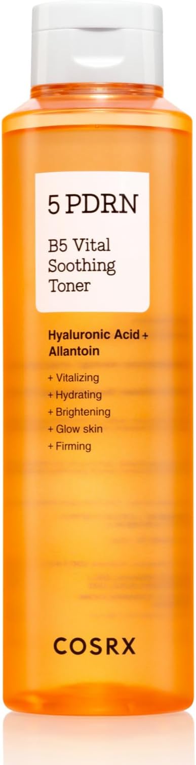 COSRX 5 PDRN B5 Vital Soothing Toner - Korean Toner for Rejuvenating & Soothing Skin with Salmon DNA, Centella, Lactobacillus PDRN & Panthenol, Korean Skin Care, Stocking Stuffers (280ml/9.46 fl.oz.)