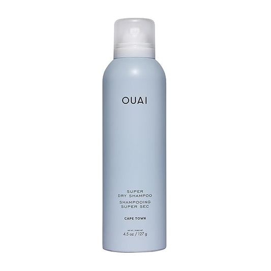 OUAI Super Dry Shampoo - Volumizing Dry Shampoo - Absorbs Oil, Dirt & Sweat - Blends Seamlessly into Hair with Zero Residue & Enriched with a Long-Lasting Scent - Cape Town (4.5 oz)