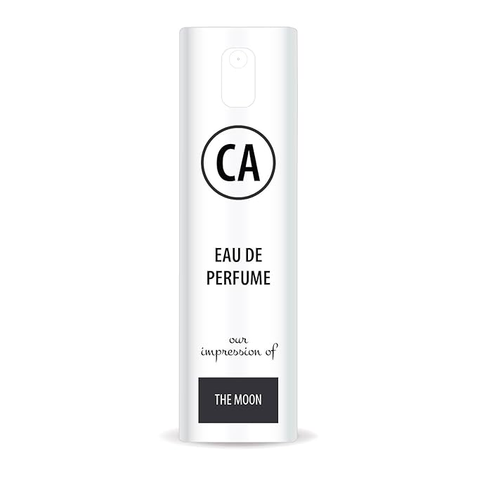 CA Perfume Impression of The Moon Unisex Eau De Parfum Amber Floral Scent Long Lasting Unisex Fragrance Travel Size TSA Ready for Day and Night Wear 0.33 Fl Oz 10ml