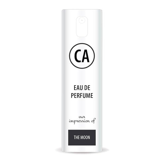 CA Perfume Impression of The Moon Unisex Eau De Parfum Amber Floral Scent Long Lasting Unisex Fragrance Travel Size TSA Ready for Day and Night Wear 0.33 Fl Oz 10ml