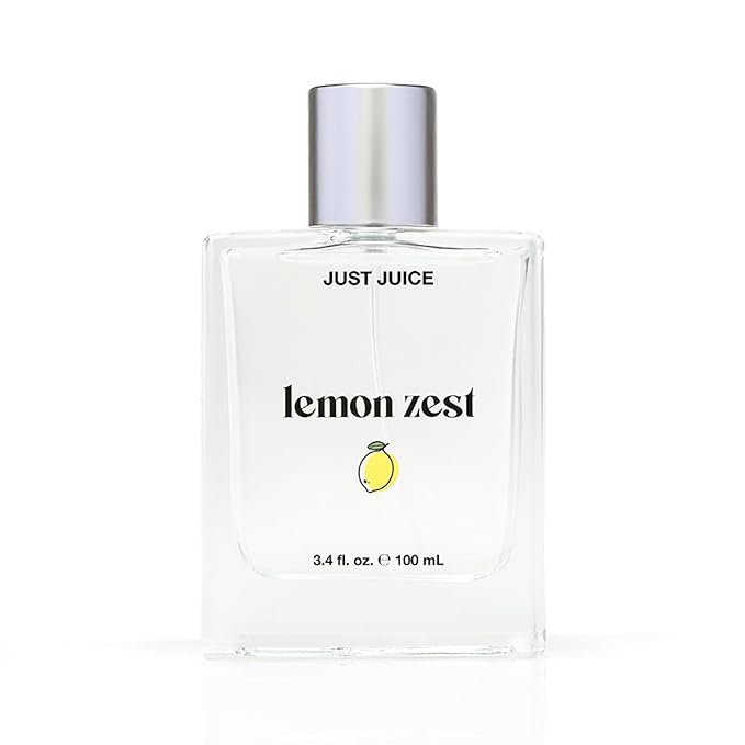 Just Juice Lemon Zest - Bright Fruity Floral Perfume - Lemon, Grapefruit, Mandarin Perfumes for Women and Men - 3.4 oz