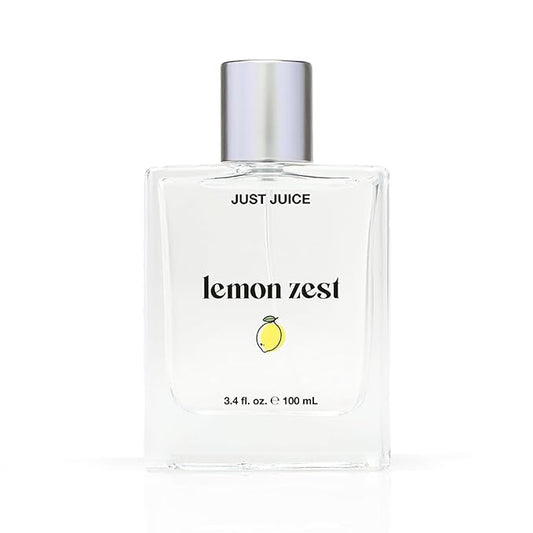 Just Juice Lemon Zest - Bright Fruity Floral Perfume - Lemon, Grapefruit, Mandarin Perfumes for Women and Men - 3.4 oz