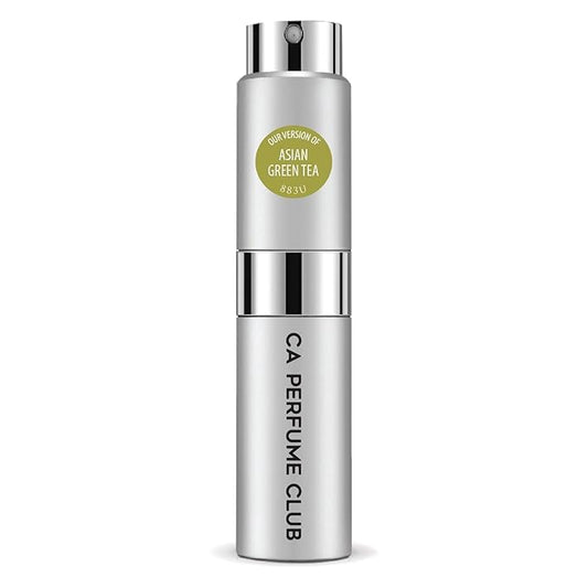 CA Perfume Impression of Asian Green Tea for Women and Men Citrus Aromatic Scent Long Lasting Unisex Fragrance Eau De Parfum Travel Size Refillable Atomizer Spray 0.27 Fl Oz 8ml