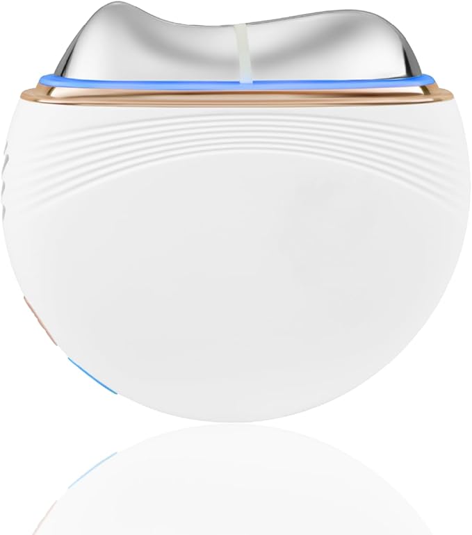 RIKI LOVES RIKI Riki Sculptress Electric Gua Sha Facial Tools - 6 in 1 Hot & Cold Face Sculpting Tool - & Vibration & Red/Blue/Purple LED Massager for Anti-Aging & Wrinkles, Puffiness, Double Chin