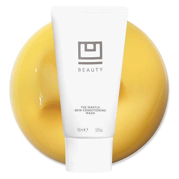 U Beauty The MANTLE Skin Conditioning Wash - Hydrating Facial Cleanser & Makeup Remover with Vitamin C + E, Fruit AHAs, and Hyaluronic Acid for Clean, Refreshed and Hydrated-Looking Skin - 5.0 fl oz