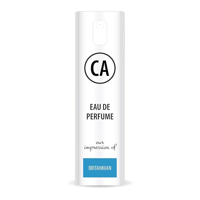 CA Perfume Impression of Britannian Unisex Eau De Parfum Amber Scent Long Lasting Unisex Fragrance Travel Size TSA Ready for Day and Night Wear 0.33 Fl Oz 10ml