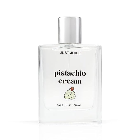 Just Juice Pistachio Cream - Gourmand Perfume for Women and Men - Notes of Pistachio, French Vanilla, and Creamy Woods - 3.4 oz