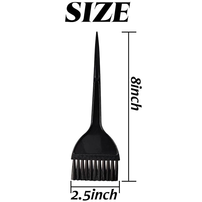 14PCS 2.5x8inch Hair Dye Brushes, Color Tint Applicator, Hair Coloring Dying Brush Kit for Solon Black