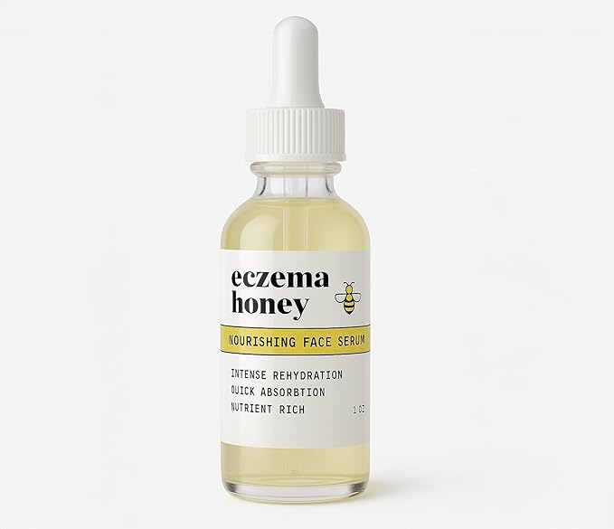 ECZEMA HONEY Nourishing Face Serum - Daily Hydrating Serum - Face Oil for Eczema, Dry & Sensitive Skin (1 Oz)