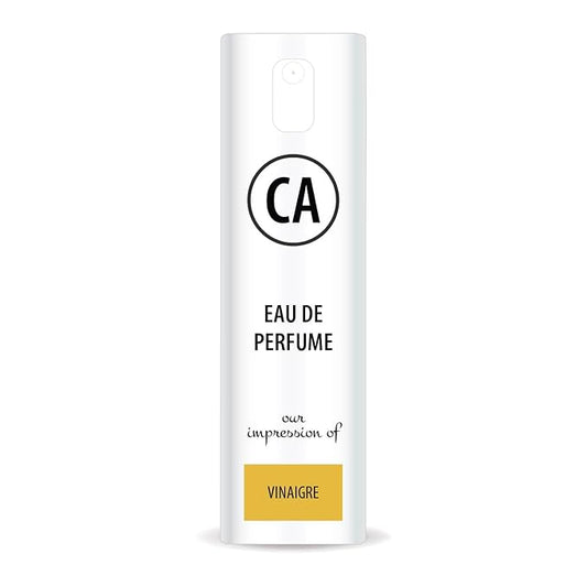 CA Perfume Impression of Vinaigre Unisex Eau De Parfum Woody Spicy Scent Long Lasting Unisex Fragrance Travel Size TSA Ready for Day and Night Wear 0.33 Fl Oz 10ml