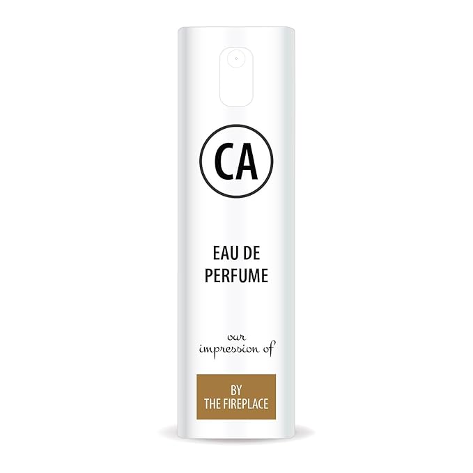 CA Perfume Impression of By The Fireplace Unisex Eau De Parfum Woody Scent Long Lasting Unisex Fragrance Travel Size TSA Ready for Day and Night Wear 0.33 Fl Oz 10ml