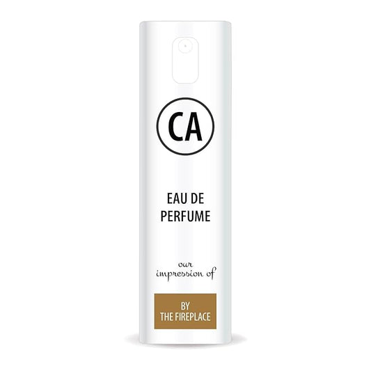 CA Perfume Impression of By The Fireplace Unisex Eau De Parfum Woody Scent Long Lasting Unisex Fragrance Travel Size TSA Ready for Day and Night Wear 0.33 Fl Oz 10ml