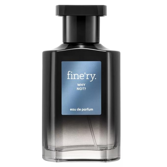Finery WHY NOT? Men's Eau De Parfum | Men's Eau De Cologne, 2 fl oz | With Makeup Remover Pads Gift