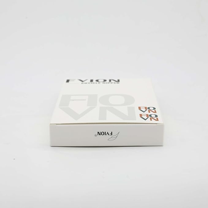 FVION Cuticle Trimmer – Professional Cuticle Nippers, Rubber Coated Handle Manicure Tools – Stainless Steel Cuticle Cutter for Nails (5mm), Dark