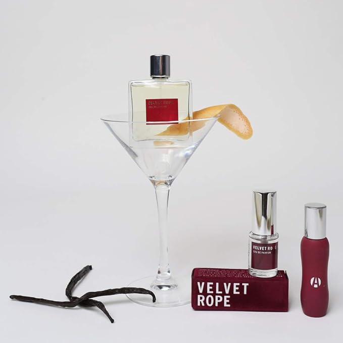 APOTHIA - Velvet Rope Travel Eau de Parfum | Vanilla Martini & Jasmine | Award Winning Fragrance | Premium Ingredients | Long Lasting Scent | 0.5 oz | 15 ml | Travel Size | Luxury Quality