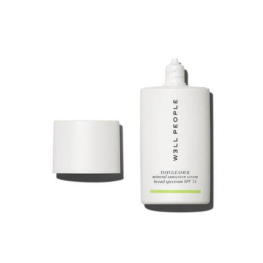 Well People Daygleamer Mineral Sunscreen Serum SPF 34, Blendable Formula with Vitamin C & Niacinamide Hydrates Skin and Delivers Broad-Spectrum Protection, Vegan & Cruelty Free, 1.7 Oz
