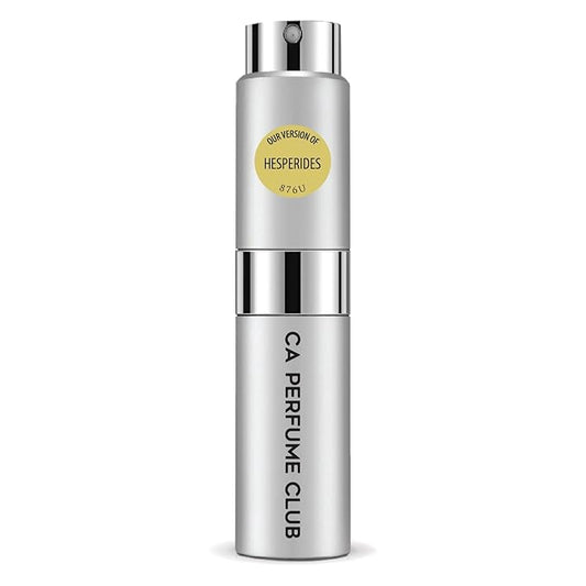 CA Perfume Impression of Hesperides for Women and Men Aromatic Scent Long Lasting Unisex Fragrance Eau De Parfum Travel Size Refillable Atomizer Spray 0.27 Fl Oz 8ml