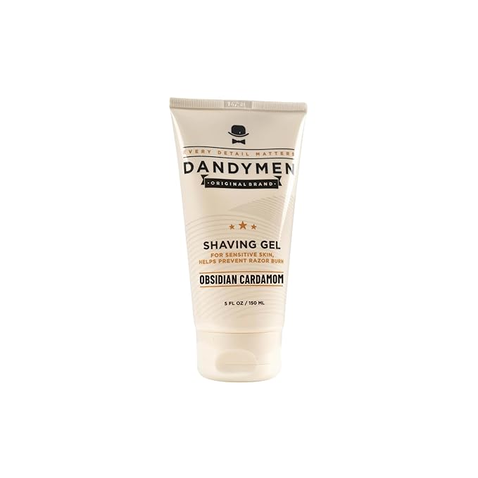 Shave Gel – Precision Shave with Hydration – 5 oz (1-pack, Obsidian Cardamom)