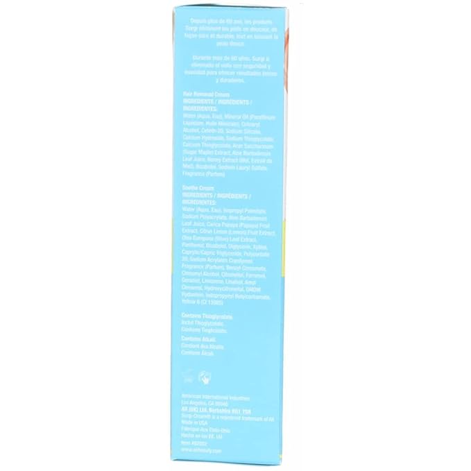 Surgiwax - Facial Hair Removal Cream 1 oz x 2 pack