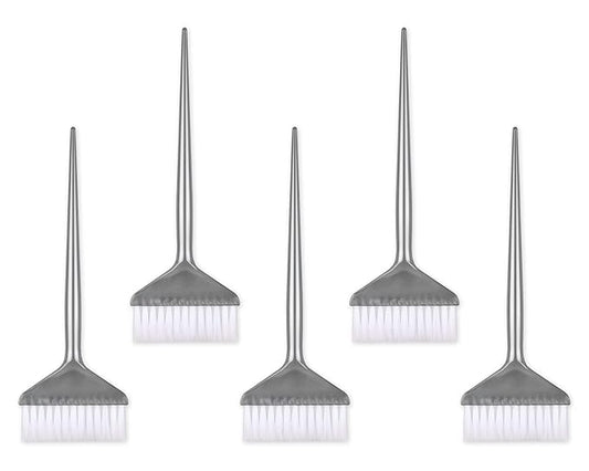 DS. DISTINCTIVE STYLE Hair Dye Applicator Brushes 5 Pieces Long Handle Soft Bristles Hair Coloring Kit Salon Bleach Tinting DIY Tool