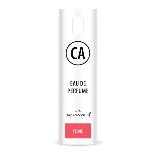 CA Perfume Impression of Peone for Women Eau De Parfum Floral Scent Long Lasting Perfumes for Women Travel Size TSA Ready for Day and Night Wear 0.33 Fl Oz 10ml