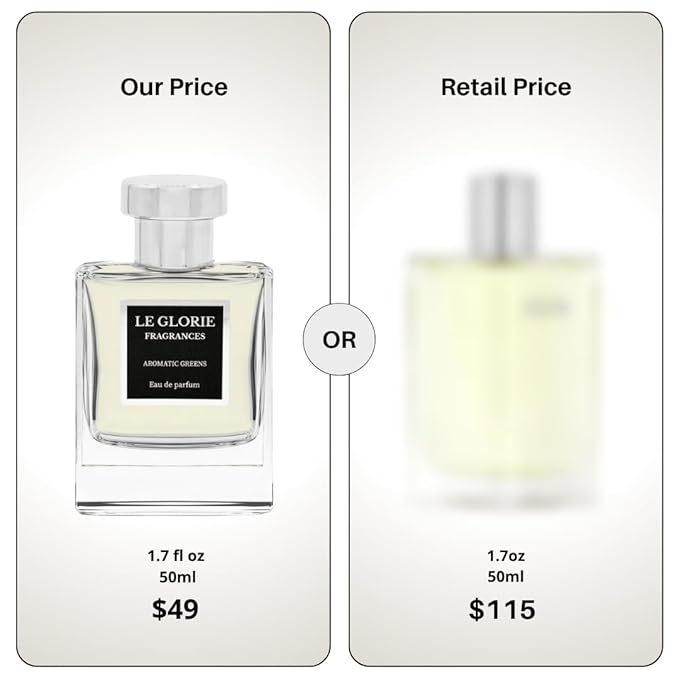 Inspired by He.rmes H24 EDP, Aromatic Greens Eau de Parfum, Long Lasting 12-14 Hours Perfume Spray for Men, Unisex, All Skin Types, Cruelty Free - 1.7 oz 50ml