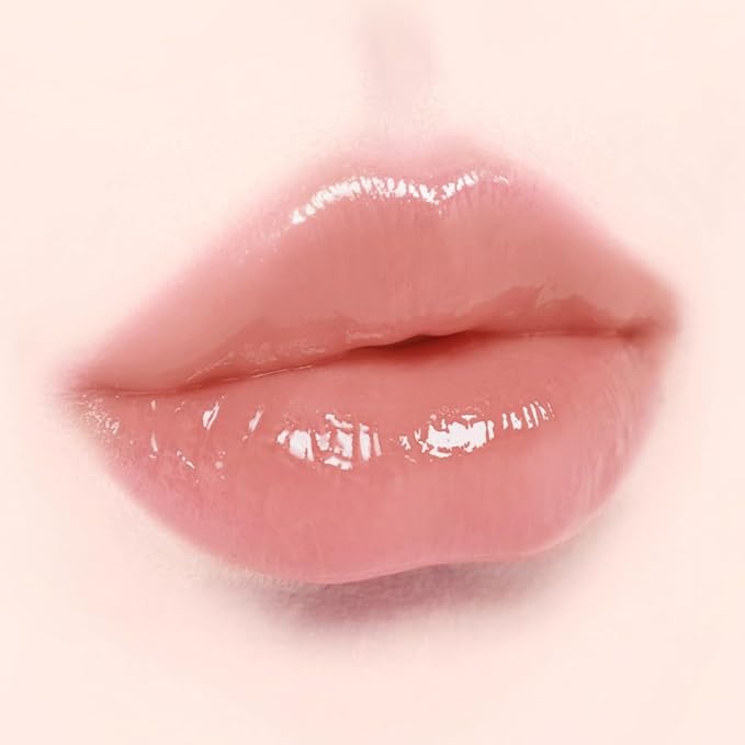 DINTO Blur-Jelly Plumping Lip Tint - Tinted Lip Plumpimg Gel Gloss, Long-Lasting, Moisturizing, Volumizing & Hydrating, Vegan & Cruelty-Free, K beauty (7 colors) (774 Nutty Gelée, 0.11 fl.oz.)