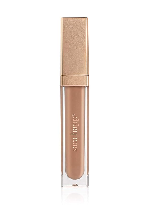 Sara Happ Nude Slip Luxe Gloss - High-Impact Shine & Long-Lasting Wear, Nourish, Hydrate, and Heal Your Lips, 0.21 fl. oz.