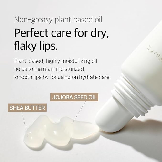 mixsoon Natural Bean Lip Mask Balm - Moisturizing and Softening Lip Care, Fermented Bean and Shea Butter, Vegan Formula for Smooth, Hydrated Lips 11g / 0.37 fl. oz. Korean Glass Skin Care