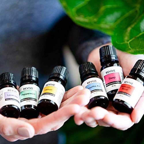 Aromatherapy Kits by Revive Essential Oils - 100% Pure Therapeutic Grade, Diffuser, Massage, Aromatherapy (Basics Kit)
