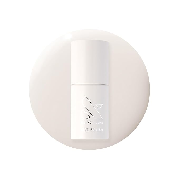Olive & June Gel Polish | UV LED Nail Lamp Needed | Long Lasting Formula | Up to 21 Days of Wear | Damage-Free Removal | Salon-Quality Manicure at Home | Icing is the Best Part | White Sheer