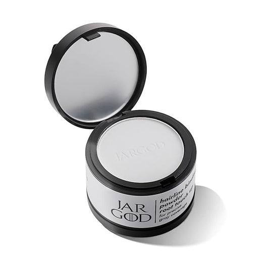 Root touch up powder Hairline Powder for root cover up temporary root concealing powder for Women & Men, for instant gray hair cover up (White, 0.14 Ounce (Pack of 1))