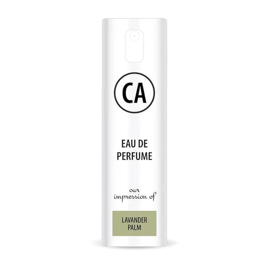 CA Perfume Impression of Lavander Palm Unisex Eau De Parfum Aromatic Scent Long Lasting Unisex Fragrance Travel Size TSA Ready for Day and Night Wear 0.33 Fl Oz 10ml