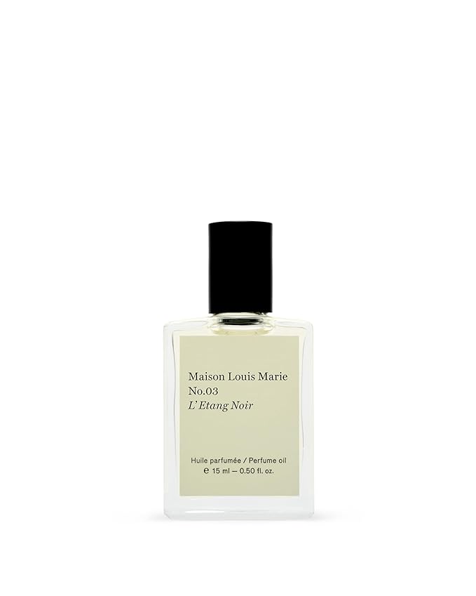 Maison Louis Marie - No.03 L'Etang Noir Natural Roll-On Perfume Oil | Luxury Clean Beauty + Non-Toxic Fragrance (0.5 fl oz | 15 ml)
