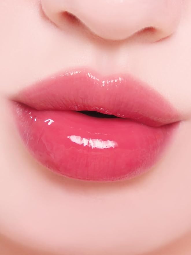 Unseen Mirror Lip Tint, High-Gloss, Non-Sticky, Long-Lasting Stain, Blendable, Clear Shades 3.5g (Named, 0.12 Ounce (Pack of 1))