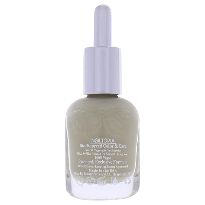 Nailtopia Bio-Sourced, Chip Free Nail Lacquer - All Natural, Strengthening Biotin and Superfood-Infused Polish - Chip Resistant Formula - Quick-Dry, Long Lasting Wear - Union Square Pair - 0.41 oz