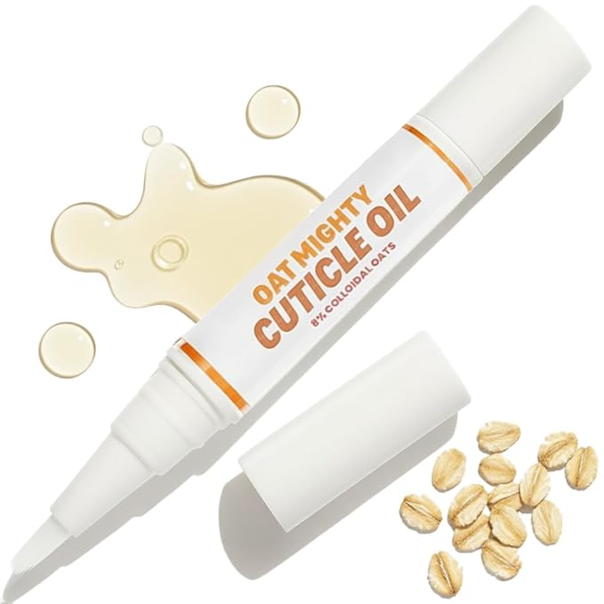 Handmade Heroes Cuticle Strengthening 8% Colloidal Oat Cuticle Oil Pen Rejuvenate Nail Nourish Repair Cuticles Vegan Cruelty Free Cuticle Oil helps grow nails fast for manicure and pedicure set