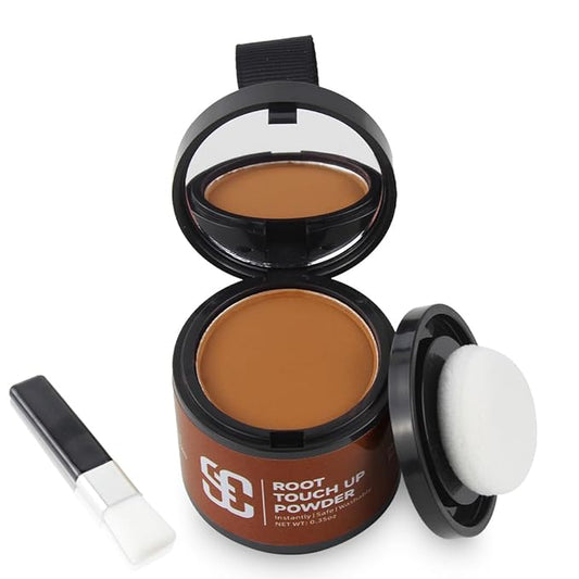 SOVONCARE Hairline Powder - Root Touch Up & Gray Hair Concealer for Men and Women, Instantly Covers Thinning Hair and Bald Spots, Natural-Looking Coverage Copper Red 0.35 oz