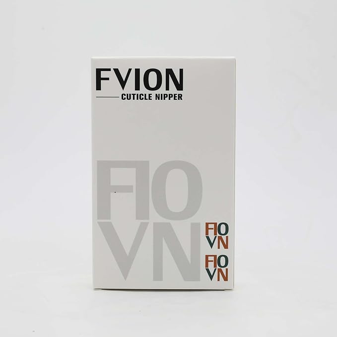 FVION Cuticle Trimmer – Professional Cuticle Nippers, Rubber Coated Handle Manicure Tools – Stainless Steel Cuticle Cutter for Nails (5mm), Red