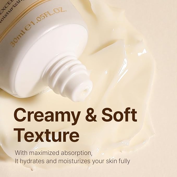 PARIS CRÈME d’AQUA EXCELLENCE – Hydrating & Moisture-Balance Cream for Smooth, Refreshed Skin, Lightweight & Fast-Absorbing, 1.01 fl oz (30 ml)