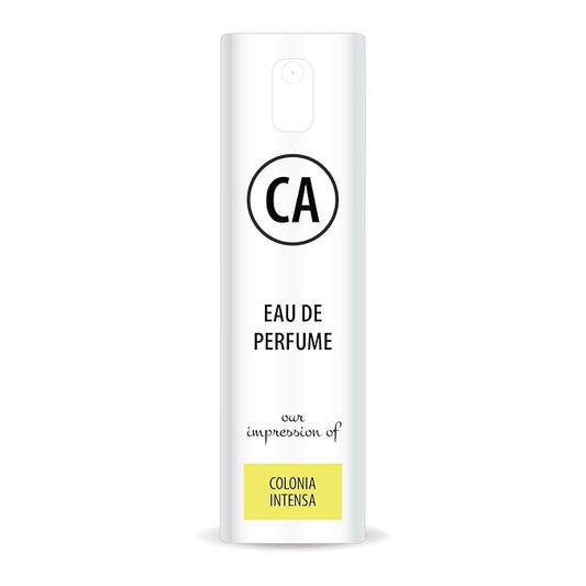 CA Perfume Impression of Colonia Intensa for Men Eau De Parfum Woody Scent Long Lasting Cologne for Men Travel Size TSA Ready for Day and Night Wear 0.33 Fl Oz 10ml