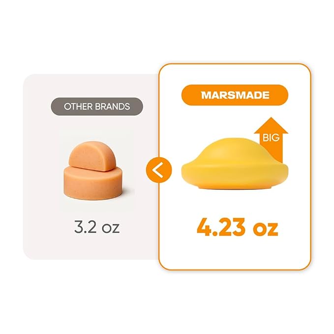 Ginger Shampoo Bar 2.0 - Hydrating & Moisturizing Natural Hair Soap for Hair Vitality & Scalp Nourishment - Solid Shampoo for All Hair Types (120g, 4.23oz)