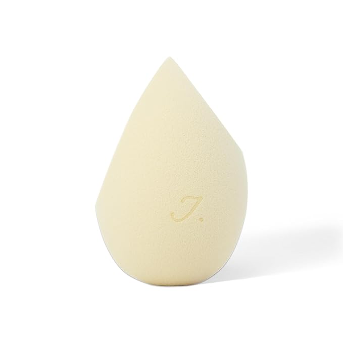 JUNO & Co. Microfiber Makeup Sponge, Dual Layer Technology for Full Coverage Flawless Makeup Blender for Foundation, Powder and Cream (Cloud)